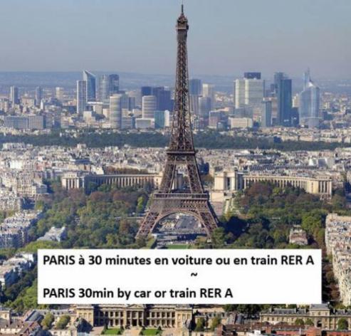Appartement A 5 Min De Disney Proche Paris Chanteloup-en-Brie Exterior foto